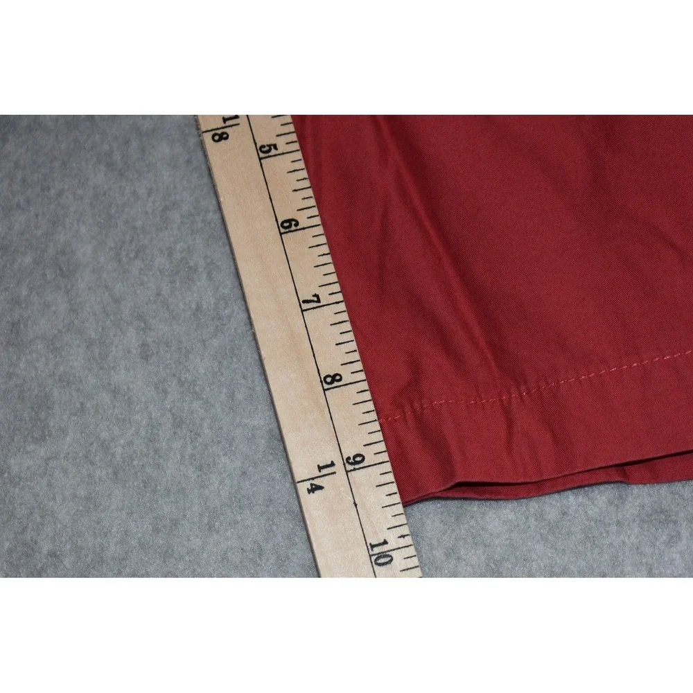 Polo Ralph Lauren Cargo Shorts Mens 33 Red Utility Canvas Cotton Flat